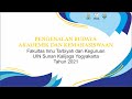 PENGENALAN BUDAYA AKADEMIK DAN KEMAHASISWAAN HARI KE 2 FITK 2021