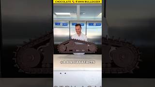 CHOCOLATE 🍫 से बनाया BULLDOZER || #shorts #short #viral #facts #chocolate