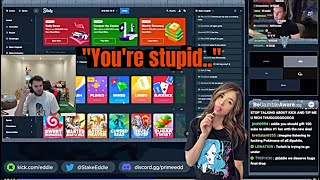 Adin Ross Reacts To Kick CEO Calling Pokimane Stupid For Her Take On Kick Helping Twitch💀