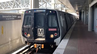 Washington D.C.🇺🇸🏛️ Metro🚇Ⓜ️ Silverline Train arriving @ Innovation station