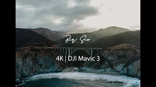 BIG SUR By Drone - 4K DJI Mavic 3 - Cinematic Footage #DJI #DJIMavic3