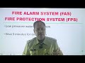 fire protection system in passenger bus fdas fpss fas fps