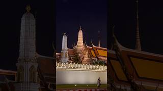 🇹🇭Wat Phra Kaew แม้ยามค่ำคืนวัดพระแก้วยิ่งวิจิตรงดงาม นักท่องเที่ยวมาเยี่ยมชมตลอด#thesimpletravel