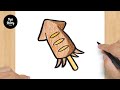 #663 How to Draw an Ikayaki - Easy Drawing Tutorial