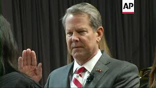 Kemp takes oath for 2nd term as Georgia governor