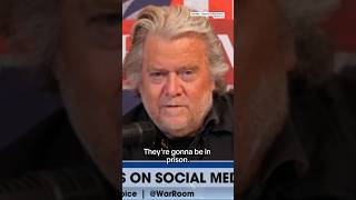 Steve Bannon suggests a reelected Trump administration will imprison its opponents