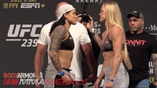 UFC 239 Ceremonial Weigh-Ins: Amanda Nunes vs. Holly Holm