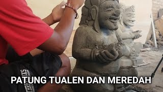 PROSES PEMBUATAN PATUNG MEREDAH || UKIRAN BALI