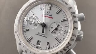 Omega Speedmaster Moonwatch White Side of the Moon 311.93.44.51.04.002 Omega Watch Review
