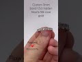 flawless moissanite custom order