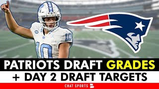 New England Patriots Draft Grades Ft. Drake Maye In Round 1 + 2024 NFL Draft Tar