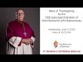 Thanksgiving Mass | 25th Episcopal Ordination of Most Reverend John Boissonneau | June 3, 2026