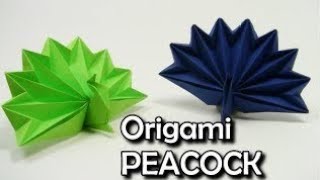 How To Make Paper Peacock?🤔🤔 || Origami Paper Craft