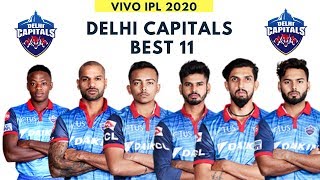 Vivo IPL 2020 Delhi Capitals Best New Playing XI | DD Playing 11 IPL 2020