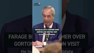 Nigel Farage mocked Starmer over his visit to Gorton and Denton ahead of the upcoming by-election 🔴