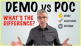 POC vs  DEMO: what is the DIFFERENCE? Sales Engineer explains