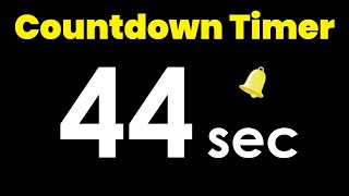 44 second Countdown Timer with Alarm
