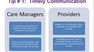 Tips for Providers in Collaborating with the Care Manager and Care Planning Team