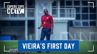 Patrick Vieira's first day, and the players return | CCTV