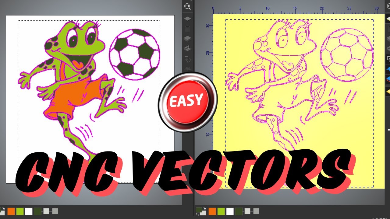 Effortless Convert Photos To Cnc Vectors With Carveco Maker Youtube