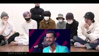 BTS reaction Atif Aslam song//Sur ningombam