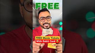 Get FREE Movie Ticket With Your Debit Card 😎 #shorts #jawan