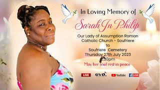 In Loving Memory of Sarah Jn Philip