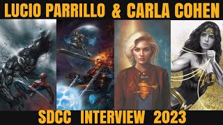 SDCC 2023 INTERVIEW WITH COMIC BOOK ARTISTS LUCIO PARRILLO \u0026 CARLA COHEN ON MY 10TH BIRTHDAY 🎂 🥳