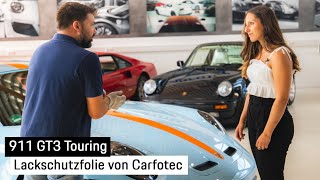 Der Sonderwunsch Porsche 911 GT3 Touring erhält seine Lackschutzfolie