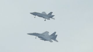 F-35A国内組立初号機(ﾁｪｲｽF-15#078) 3回目の試験飛行【お背中ｹﾞｯﾄｰ】 170627