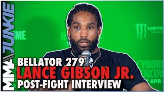 Lance Gibson Jr. pushed by family support in dominant win over Nainoa Dung | Bellator 279