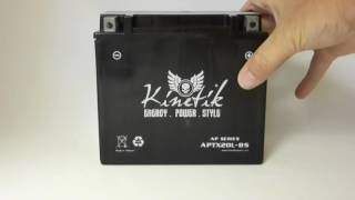 YTX20L-BS Power Sport Battery AGM - 12-Volts 18-Amp | batteryspecialist.ca