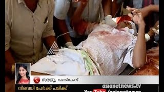 Several injured ; Private bus Accident in Kozhikode Perambra