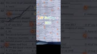 ASF Past Papers 2022|Asf written test update 2023|Test preparation Asf2023