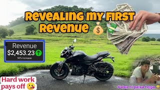 Revealing my first revenue | Ride with jerry