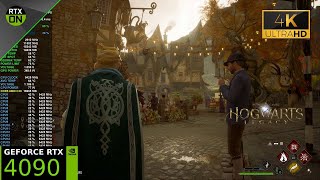 Hogwarts Legacy DLSS 4 [4K] DLSS/FGx2 | RTX 4090 | Ryzen 7 9800X3D