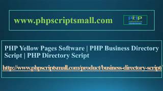 PHP Yellow Pages Software | PHP Business Directory Script | PHP Directory Script