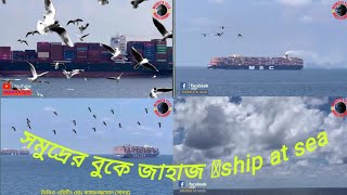 সমুদ্রের বুকে জাহাজ # ship at sea #momotatech