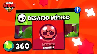 GANHOU COMBATE GANHOU BRAWLER MÍTICO NO BRAWL STARS!! DESAFIO IMPOSSÍVEL?!