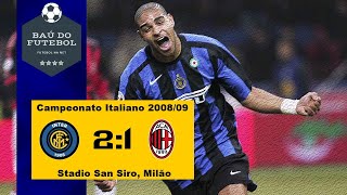 15/02/2009 - Inter x Milan | Clássico de Milão | Adriano Marcou um Gol com o Braço
