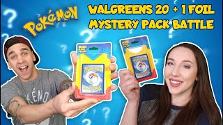 POKEMON 20 CARDS + 1 FOIL MYSTERY PACKS AT WALGREENS! **WASTE OF MONEY??** PACK BATTLE!