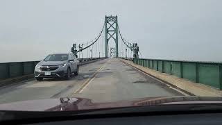 A drive through of Downtown Bristol, Rhode Island, and the waterfront