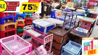 Dmart clearance sale 80% off, buy1 get1, new variety, useful kitchenware, household organisers,decor