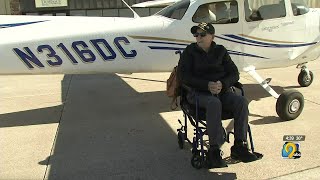 Veteran flies over Dubuque for 100th birthday