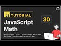 #30 JavaScript Bangla Tutorial | JavaScript Math