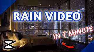 How to Create Rain Video
