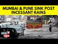 IMD Red Alert: Heavy Rainfall Paralyzes Mumbai And Pune, Leads to Severe Waterlogging | N18V