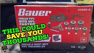 New Bauer Pipe Threader from Harbor Freight (Full Review)