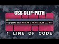 Master CSS Clip-Path: Create Custom Shapes with One Line of Code!