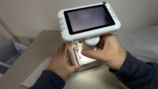 Kids microscope unboxing and setup. Fun science toy!
